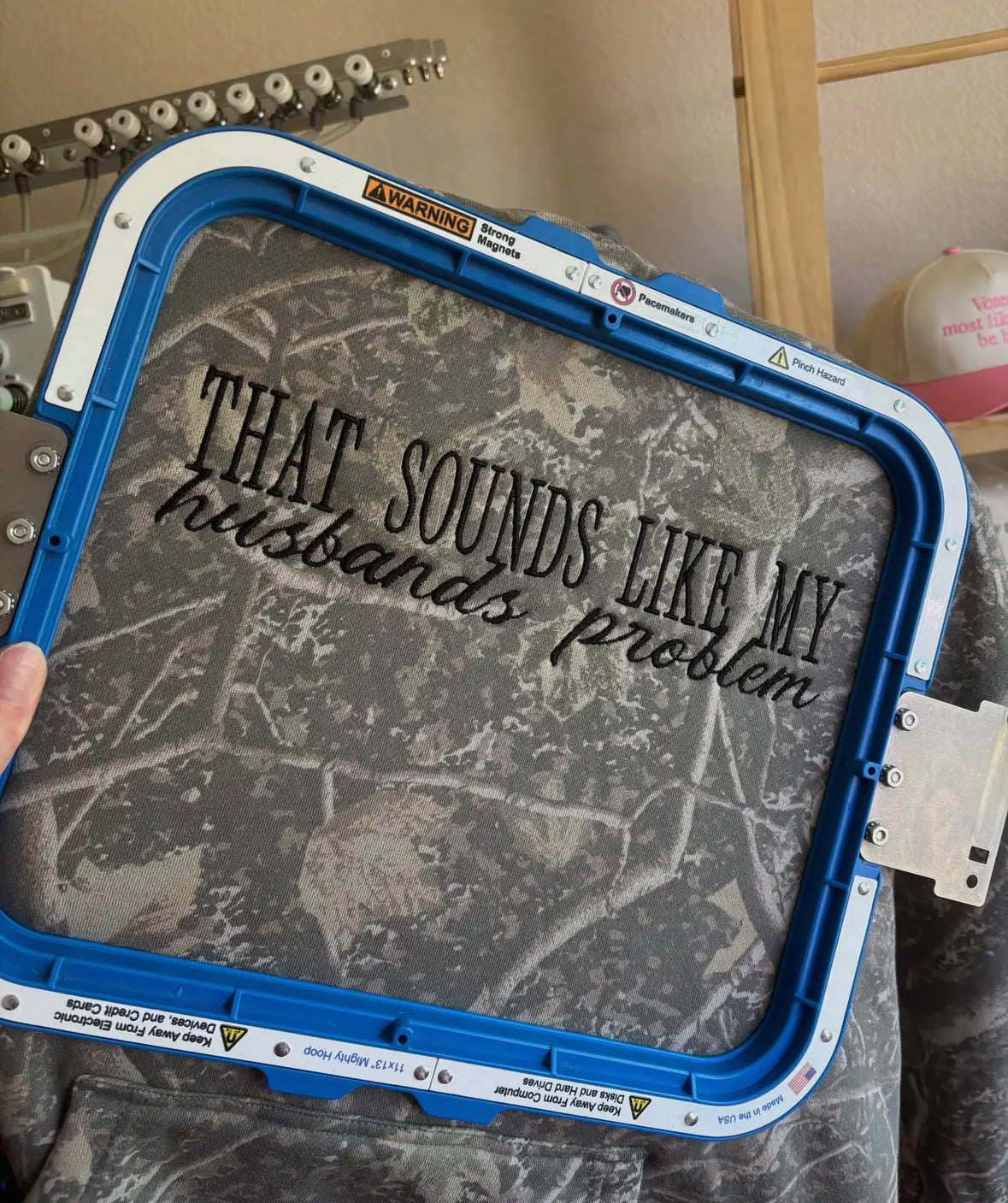 PRE ORDE Camo That sounds like my husbands problem ETA / 4 week turnaround