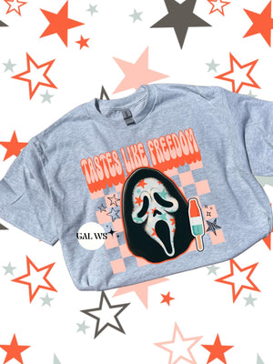 Taste like freedom ghost 4th of July tee or sweatshirt