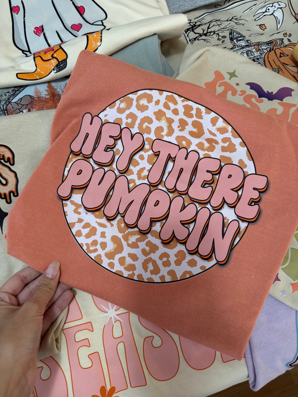 Hey there pumpkin tee & sweatshirt