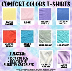 Hate spelled backwards is Etah Comfort Colors T-shirt