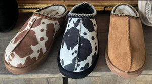 Cow print & REGULAR bruin slippers (READ DESCRIPTION)