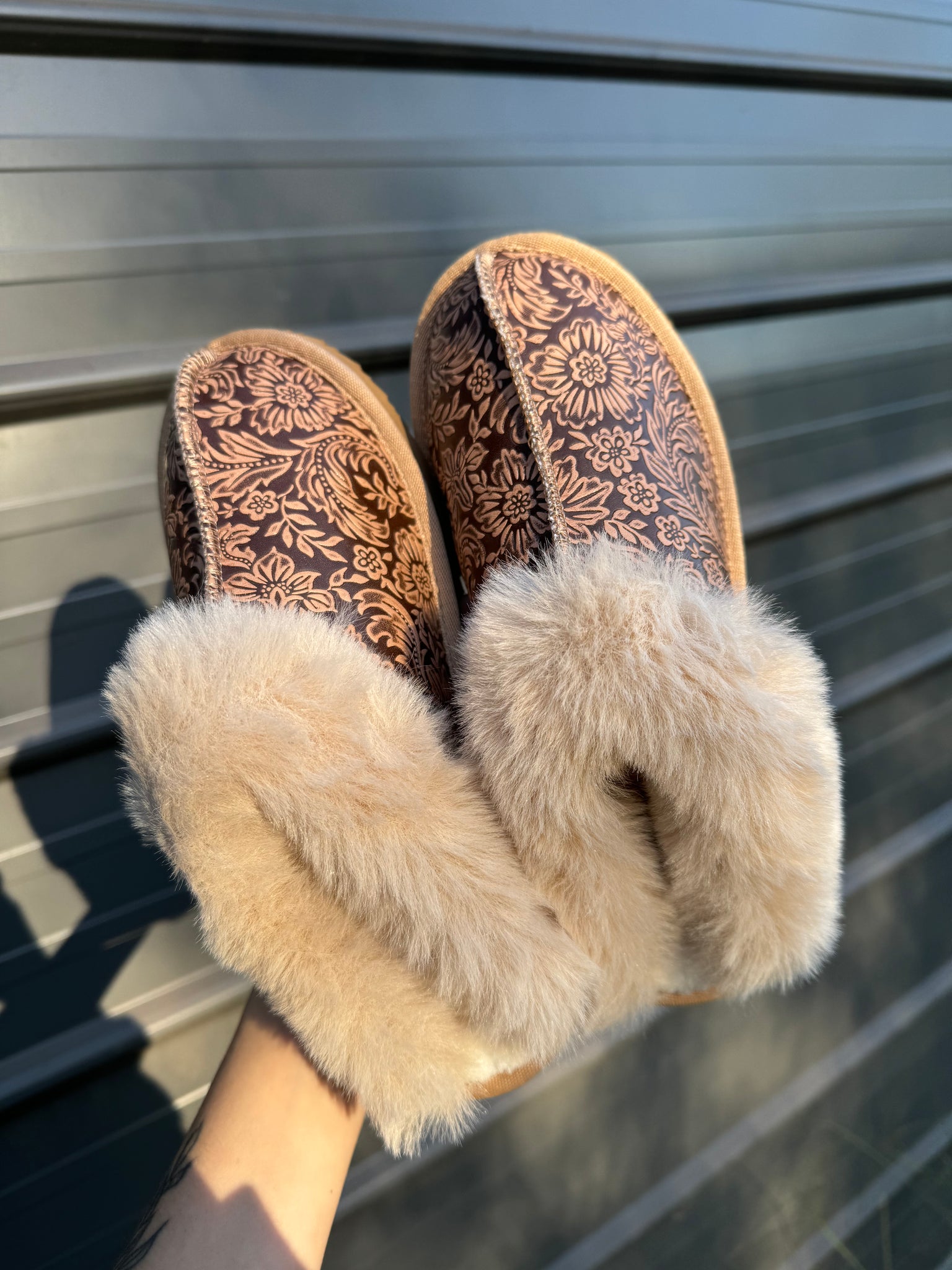 Lolly leather slippers