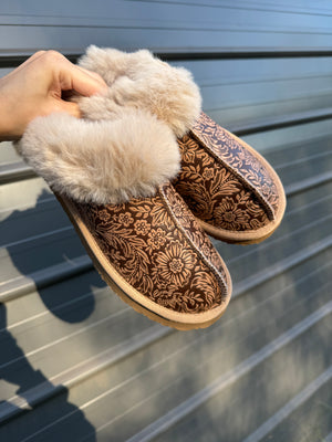 Lolly leather slippers