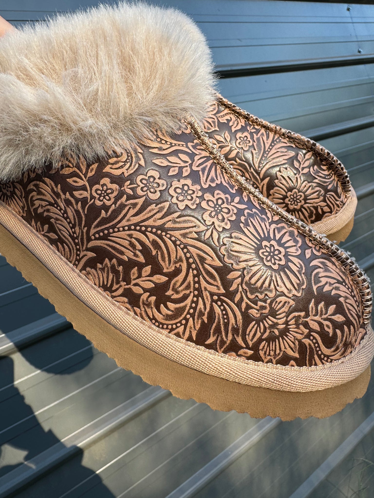 Lolly leather slippers