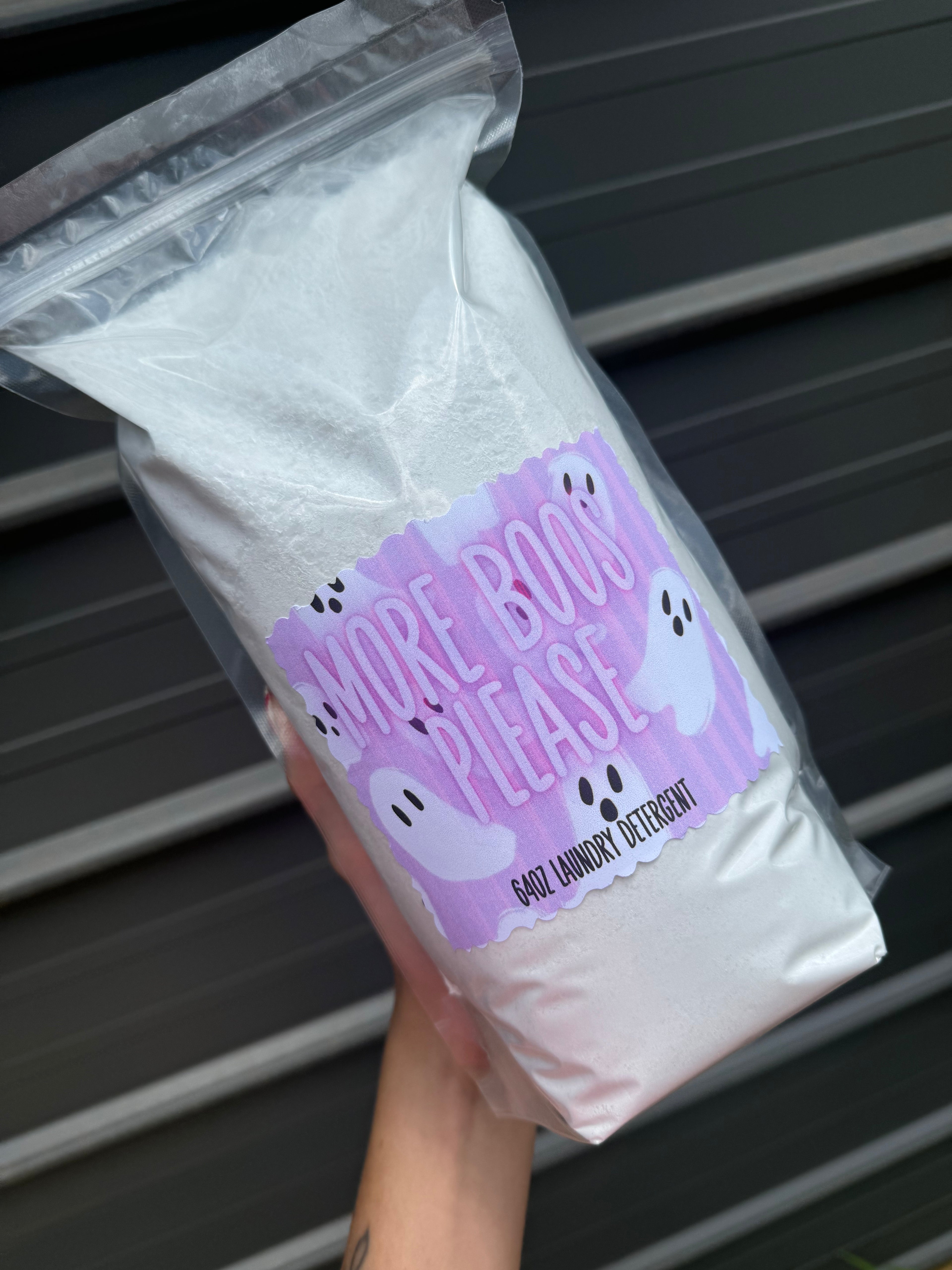 More Boos please 64oz laundry detergent