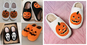 Halloween comfy slippers PRE ORDER (ship date 9/27)
