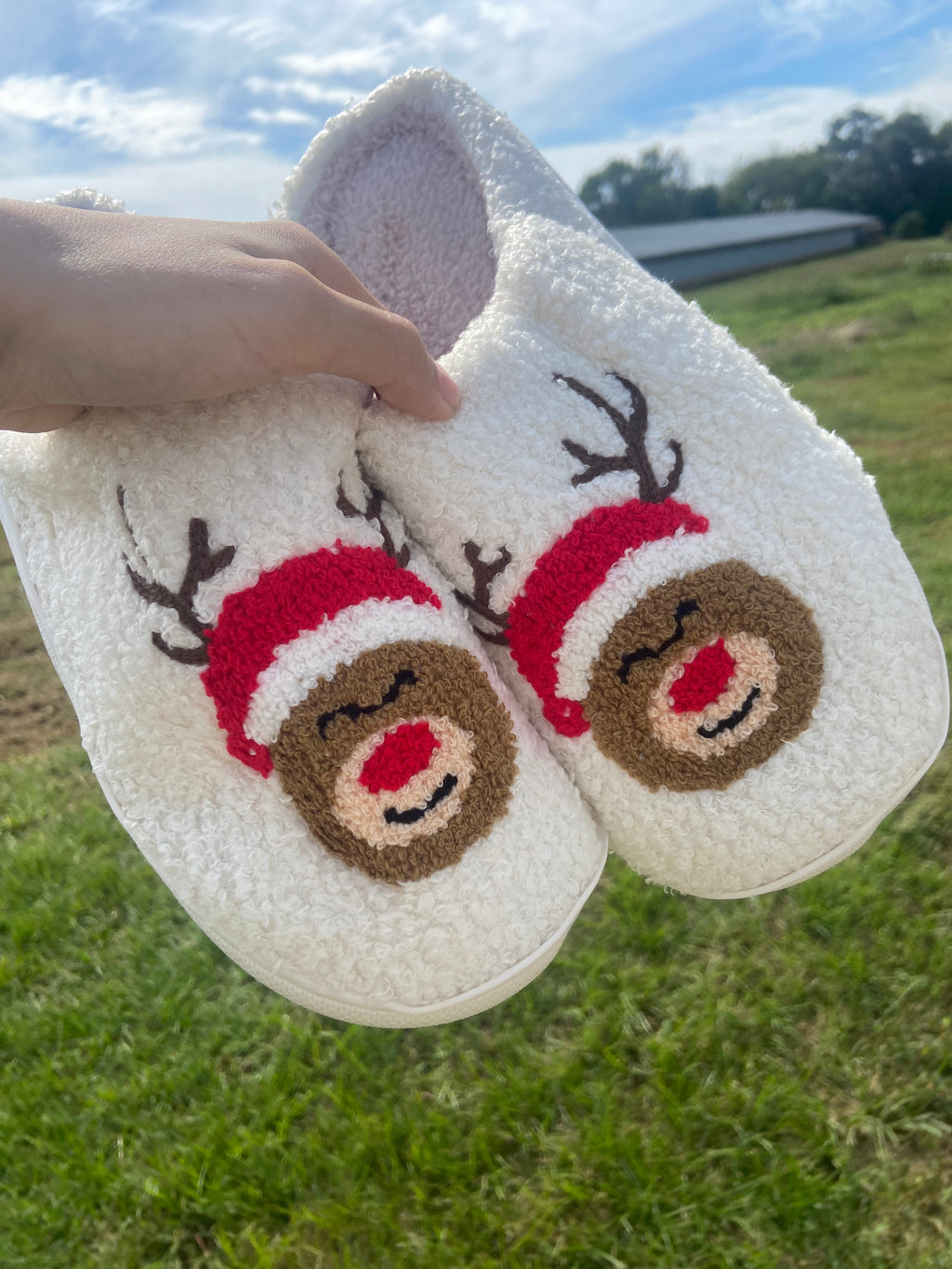 Christmas slippers READY TO SHIP