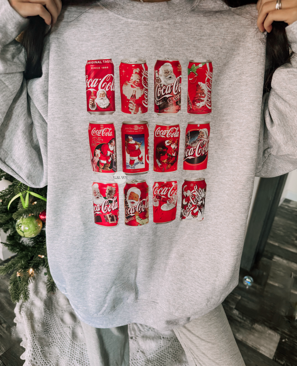 Vintage Christmas collage tee or sweatshirt