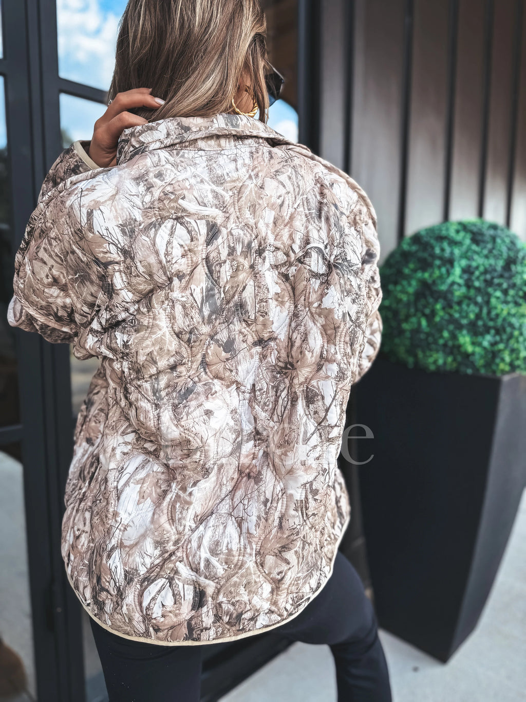 PREORDER 2ND CUT Cozy Cloud Jacket in Dark Camo / ETA END OF NOV