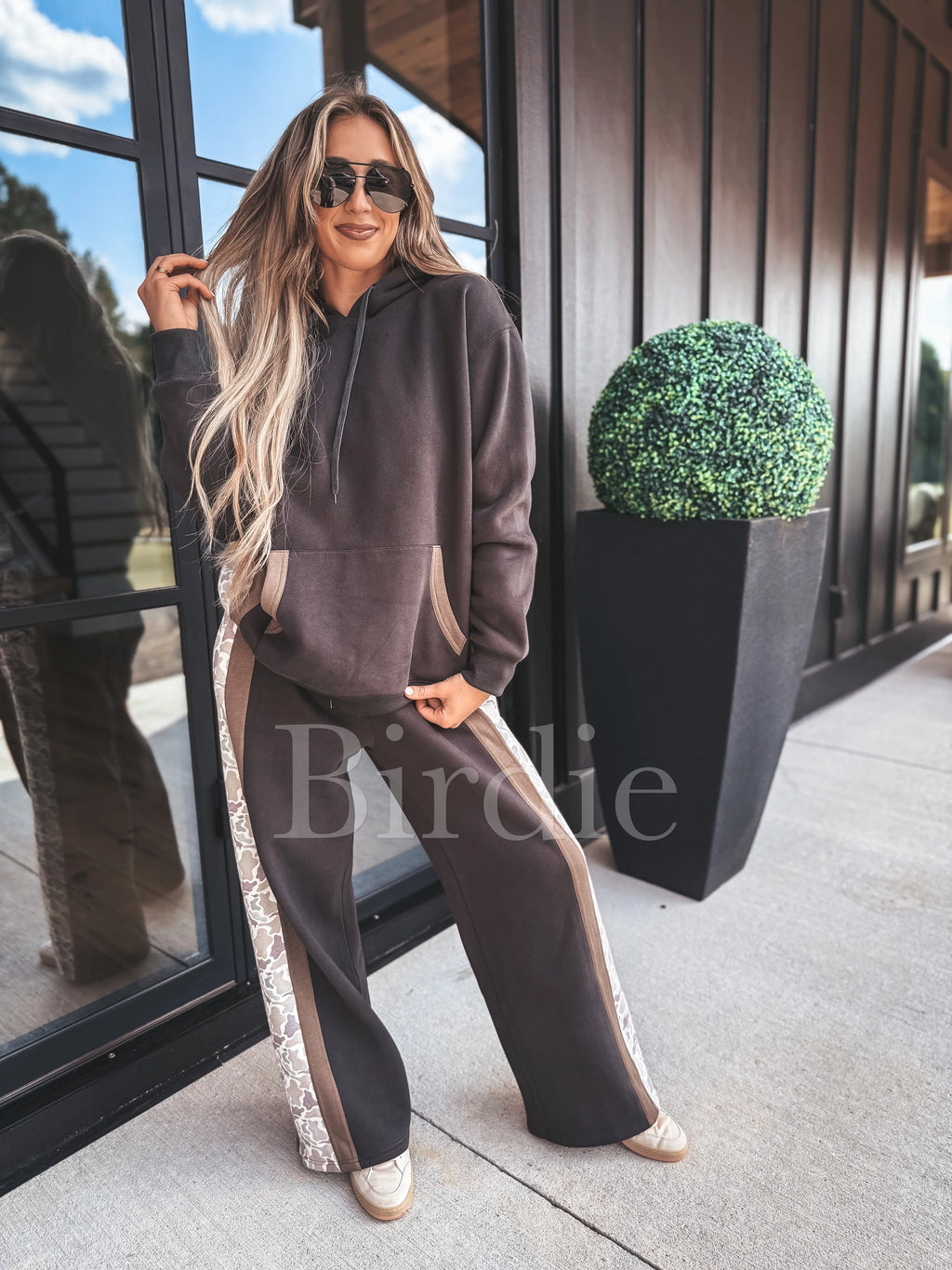 PREORDER Charcoal brown Hoodie Pant Set / ETA END OF NOV