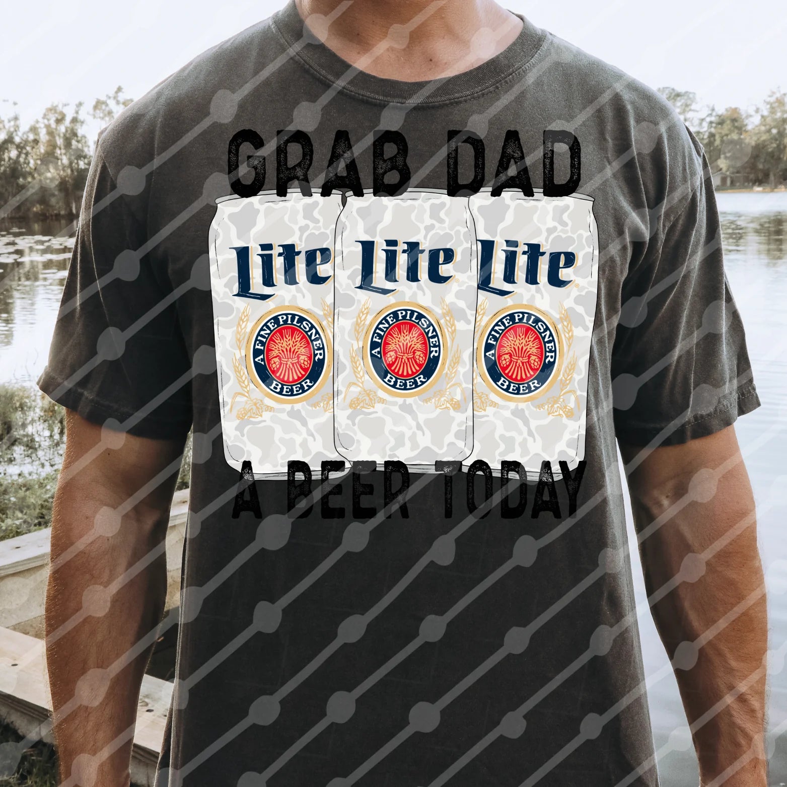 Grab dad Miller Lite tee or sweatshirt