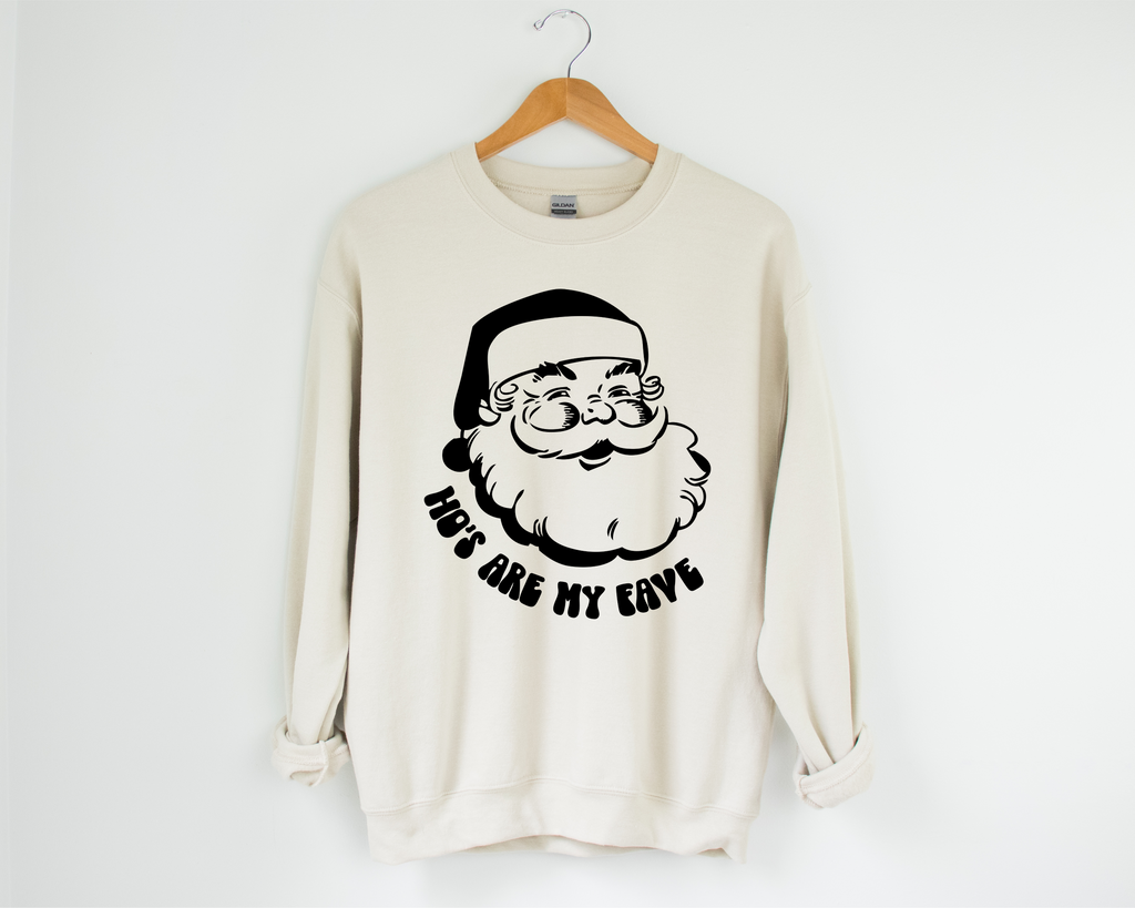 Ho's are my fave Santa design tee or sweatshirt