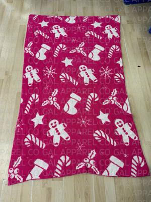 GAL Custom Christmas LUX blanket PRE ORDER (ETA end of November)