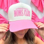 'Caffeine & Cocktails Moms Club' 3D Embroidered Snapback Trucker Hat