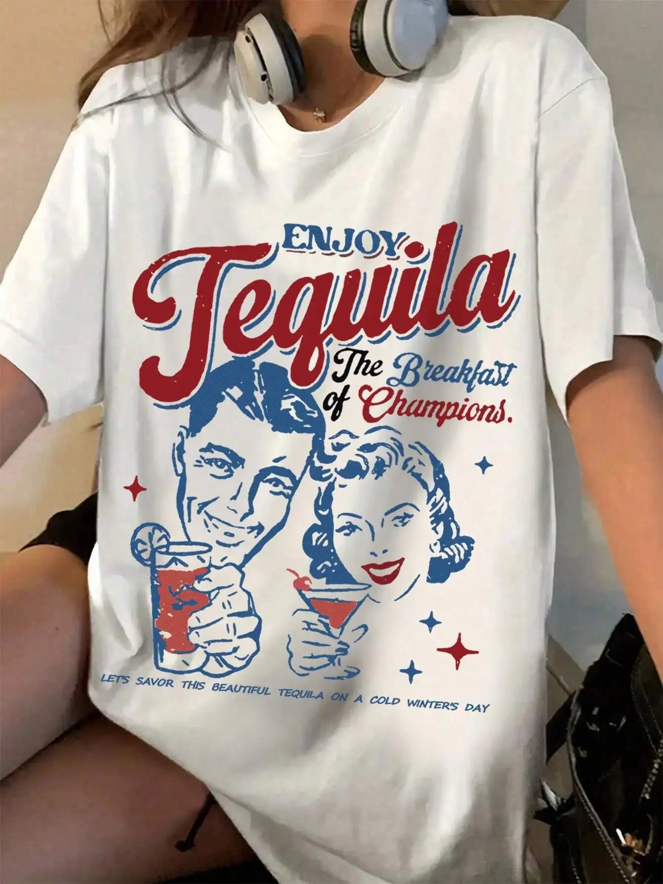 Enjoy Tequila breakfast of champs tee