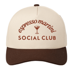 'Espresso Martini Social Club' Snapback Trucker Hat
