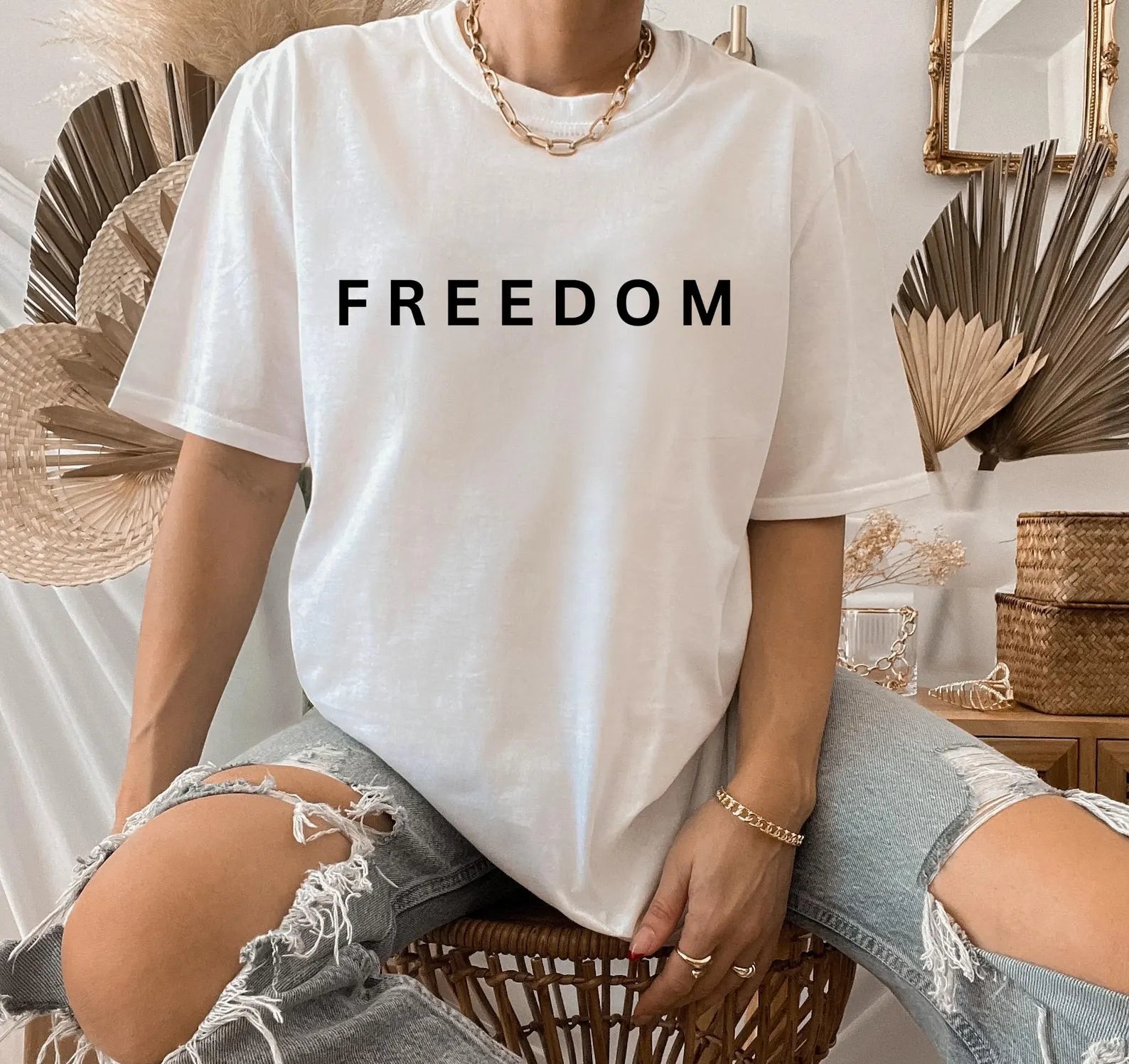 FREEDOM tee or crewneck