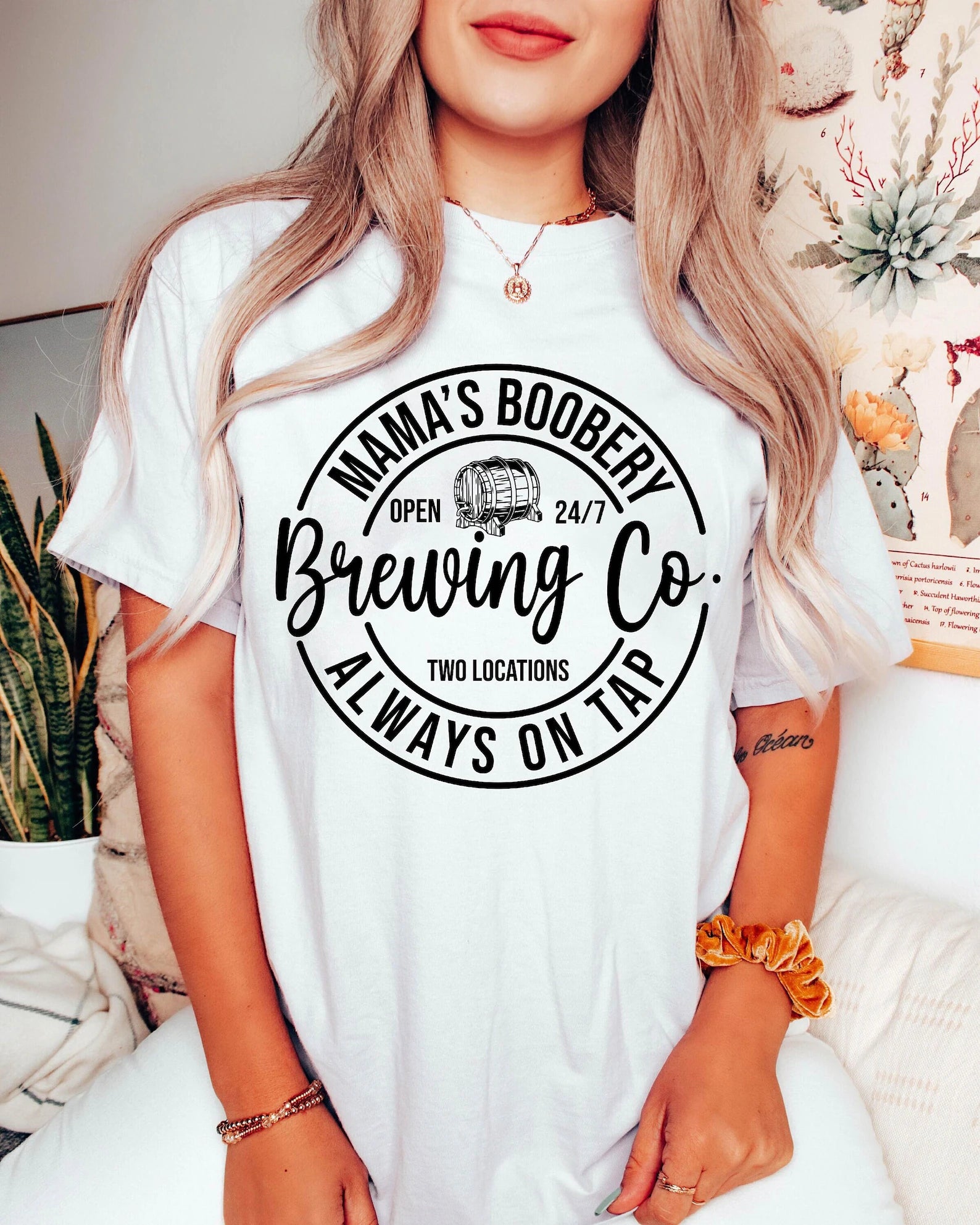 Mama's Boobery brewing co tee or sweatshirt