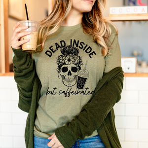Dead Inside But Caffeinated Softstyle T-Shirt*