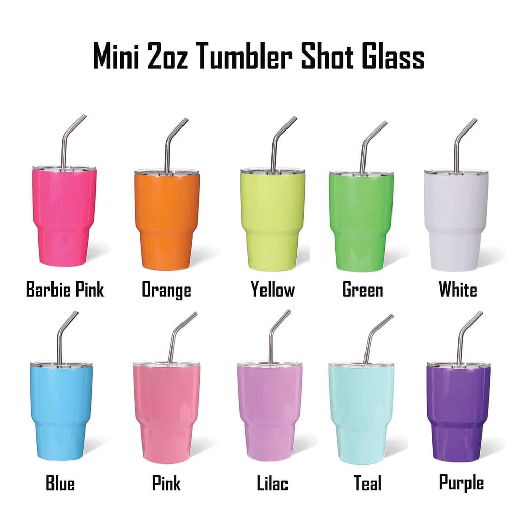 Mini 2oz tumbler shot glasses PRE ORDER