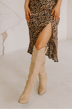 The Out West Suede Tall Cowboy Boot