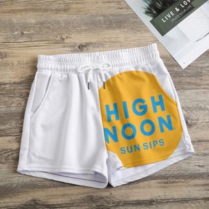 High noon checkered Women's Casual Shorts