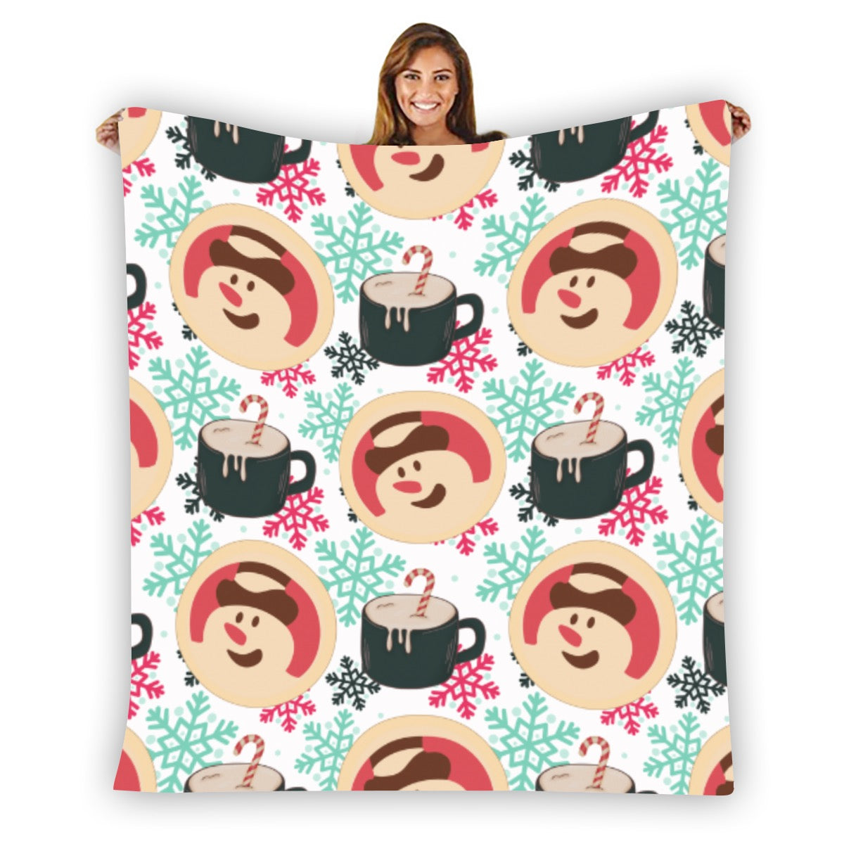 Single-Side Printing Flannel Blanket