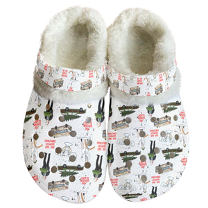 Are you serious clark Women's Classic Clogs with Fleece 100% removable fleece