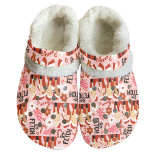 So fetch Women's Classic Clogs with Fleece 100% removable fleece