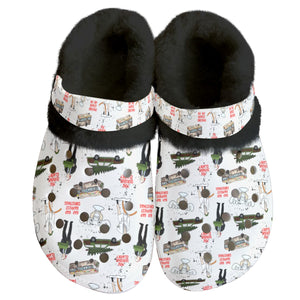 Are you serious clark Women's Classic Clogs with Fleece 100% removable fleece