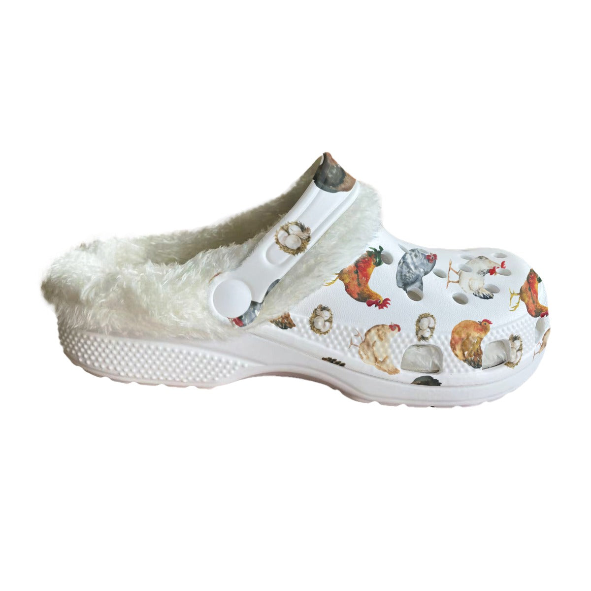 Chicken Women's Classic Clogs with Fleece 15-20 business day turnaround time