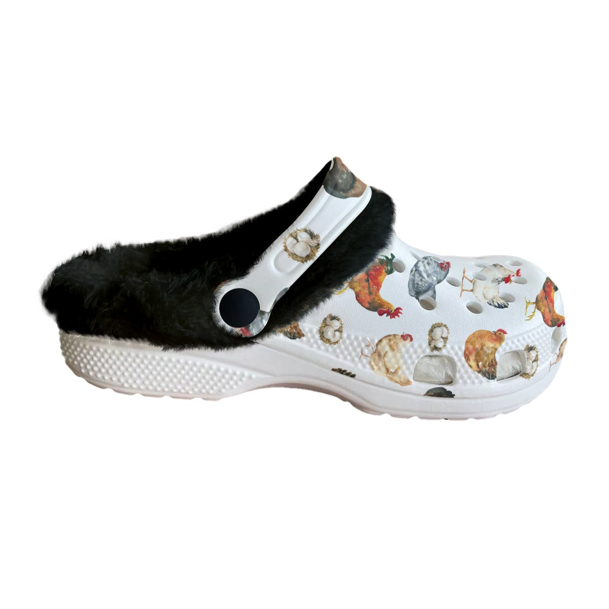 Chicken Women's Classic Clogs with Fleece 15-20 business day turnaround time