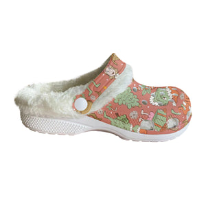Green man, Cindy, & Max fluffy clogs PRE ORDER (14-18 Business day turnaround time.)