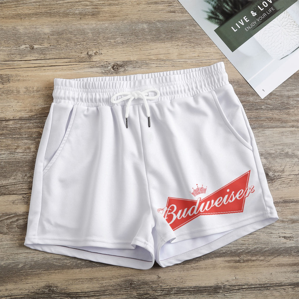 Bud crown beer Women's Casual Shorts