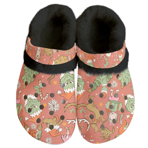 Green man, Cindy, & Max fluffy clogs PRE ORDER (14-18 Business day turnaround time.)