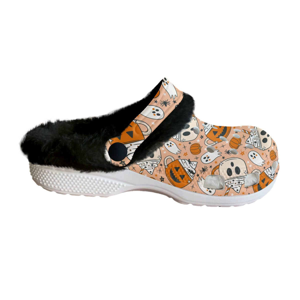 Spooky pumpkin & ghost whipped mug clogs PRE ORDER (20 Business day turnaround time)
