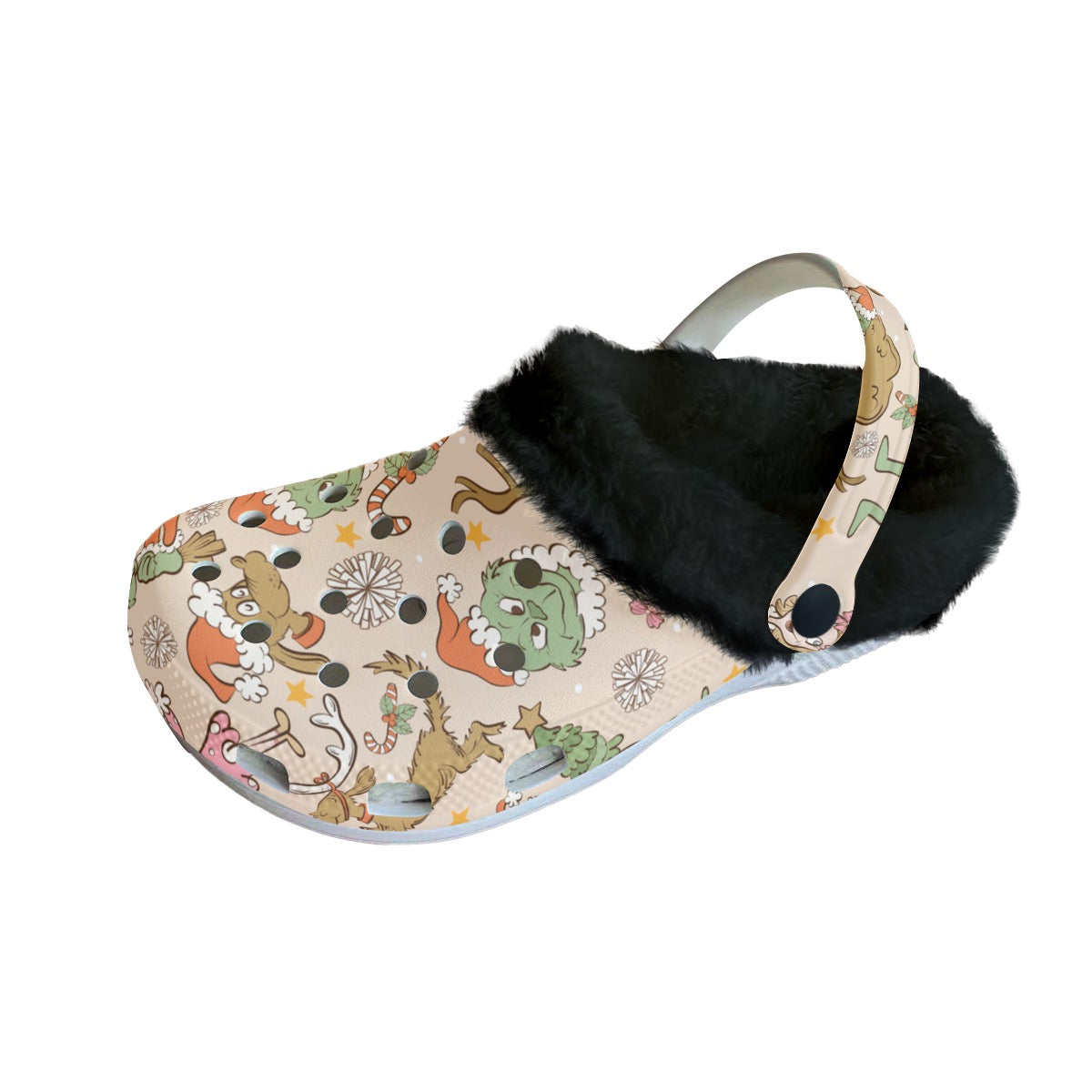 Green man, Cindy, & Max fluffy clogs PRE ORDER (14-18 Business day turnaround time.)