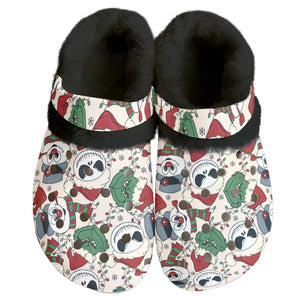 Classic Christmas movie Women's Classic Clogs with Fleece  100% removable fleece