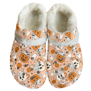 Spooky pumpkin & ghost whipped mug clogs PRE ORDER (20 Business day turnaround time)