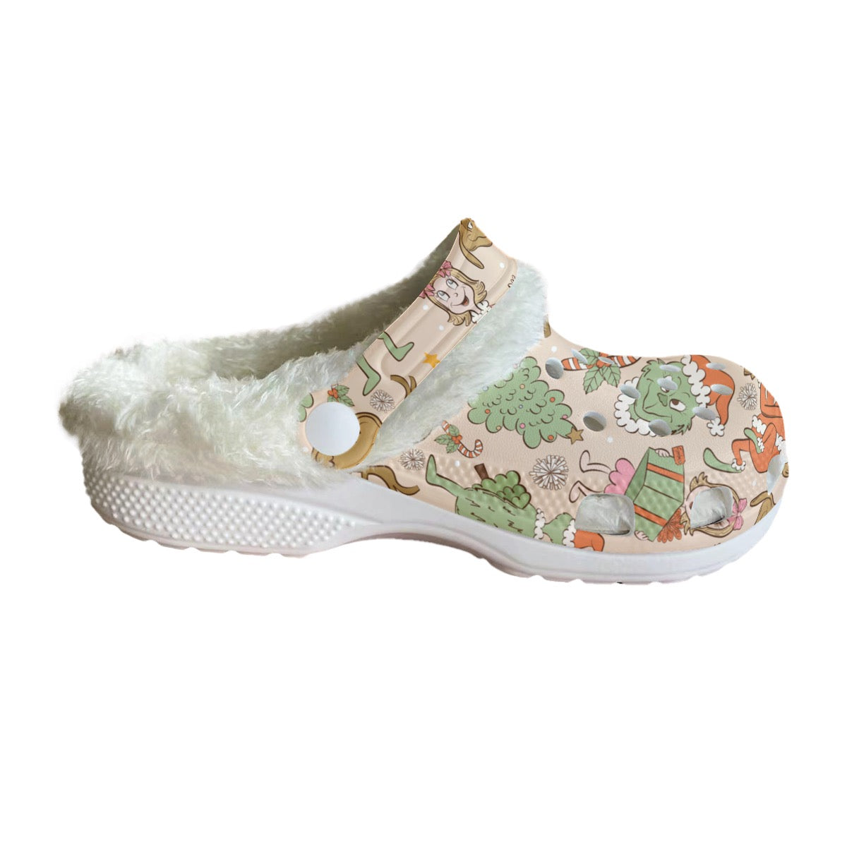 Green man, Cindy, & Max fluffy clogs PRE ORDER (14-18 Business day turnaround time.)