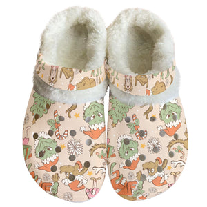 Green man, Cindy, & Max fluffy clogs PRE ORDER (20-25 Business day turnaround time.)