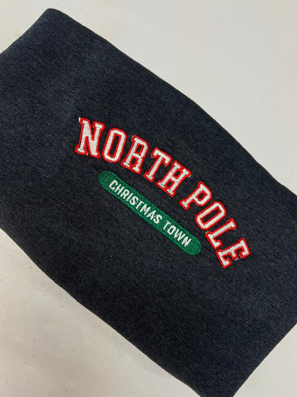 North Pole Christmas town crewneck
