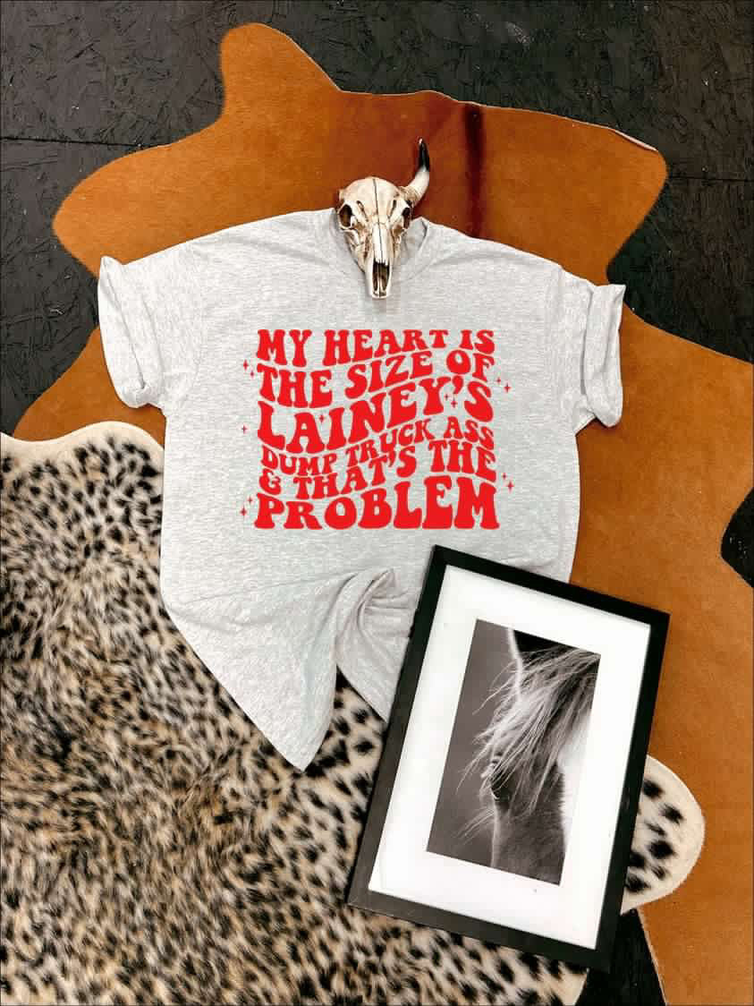 Dump truck ass tee PRE ORDER (4 week turnaround)